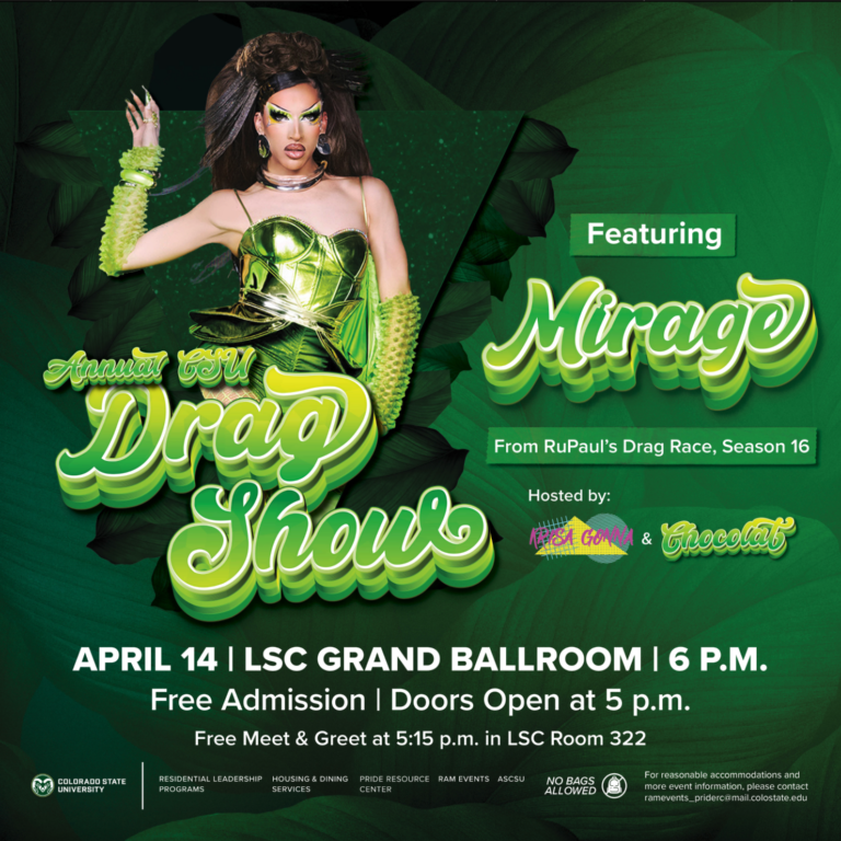 Annual CSU Drag Show featuring Mirage